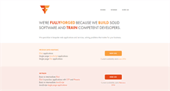 Desktop Screenshot of fullyforged.com